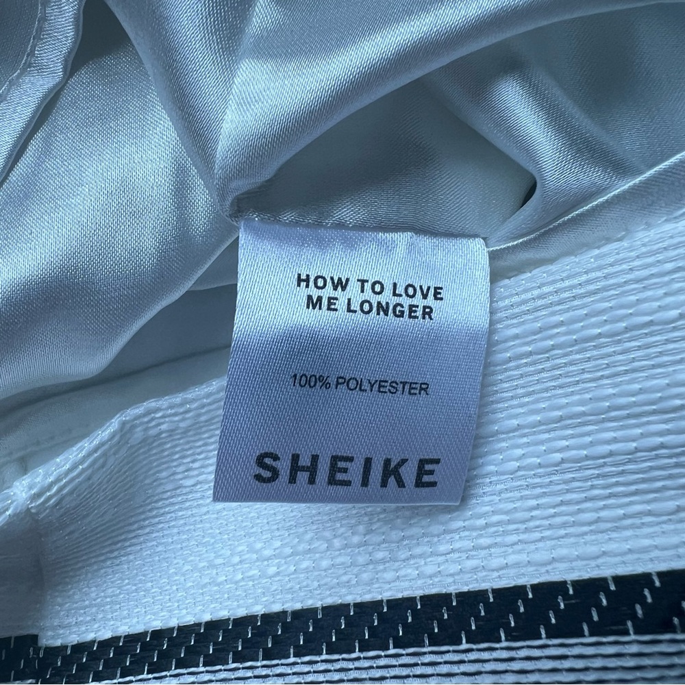 Australian brand Sheike black/white stripped high-low dress - Picture 5 of 8